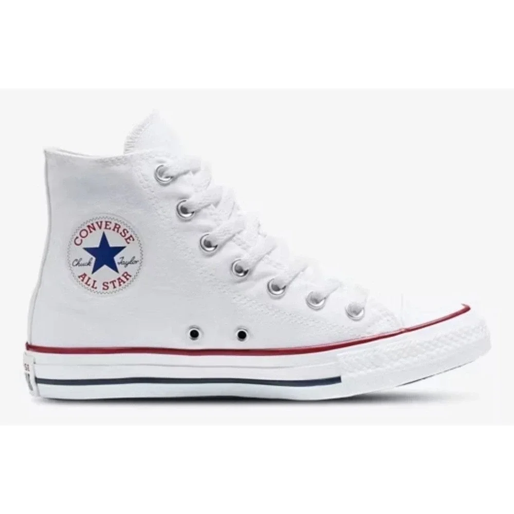 Converse All Star High Top Sneakers Optical White Women's Size 10 NIB